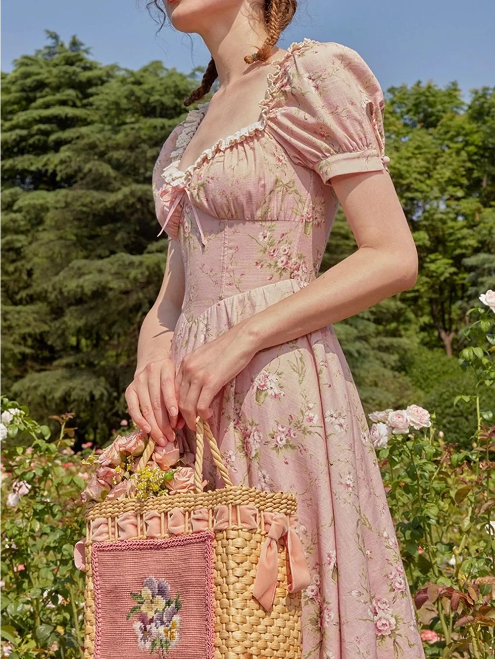 NEW LaceMade Rosa Rubus Story Corset Dress Size XS - Picture 4 of 5